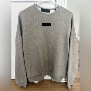 Gray Essentials Fear of God Crewneck Men's Sweatshirt